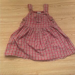 Oshkosh B'Gosh Red Plaid Vintage Summer Dress 4t Toddler